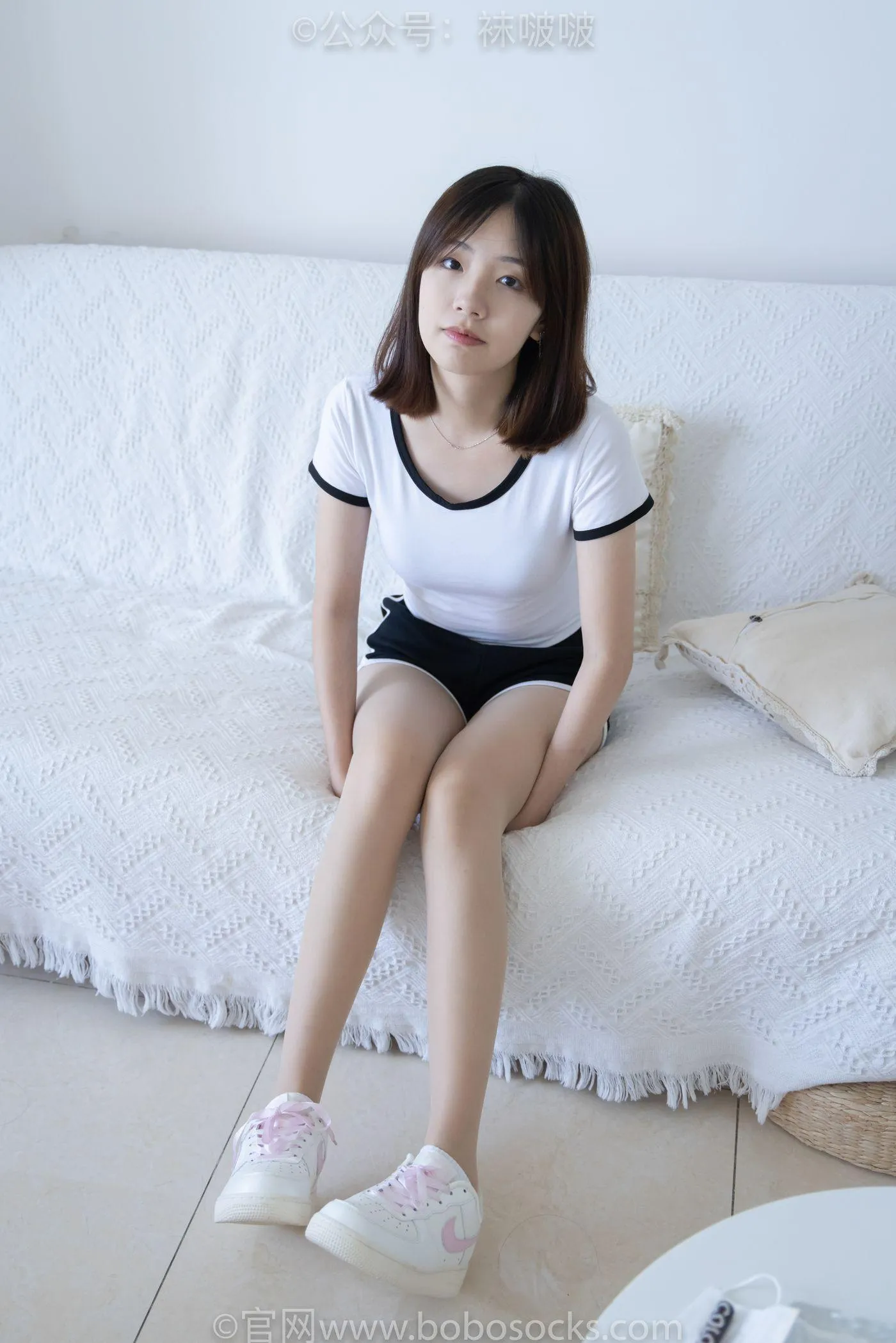 [BoBoSocks袜啵啵]NO.026 小甜豆-体操服、空军一号、白棉袜、肉丝 [149P]插图1